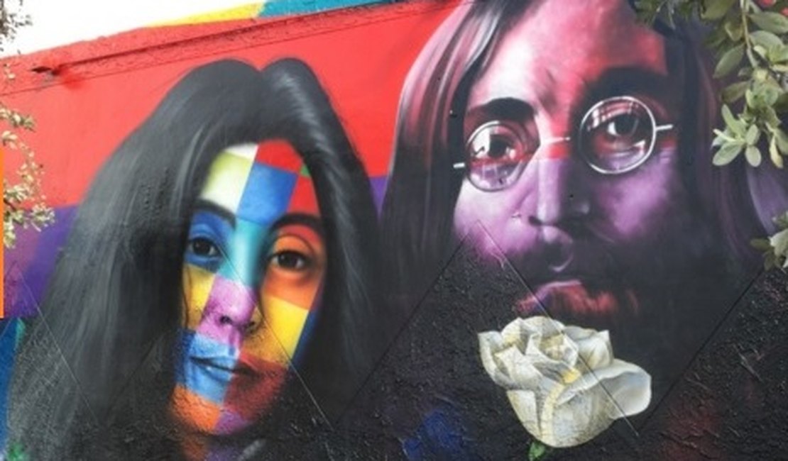 Mural em Miami homenageia John Lennon, morto há 35 anos
