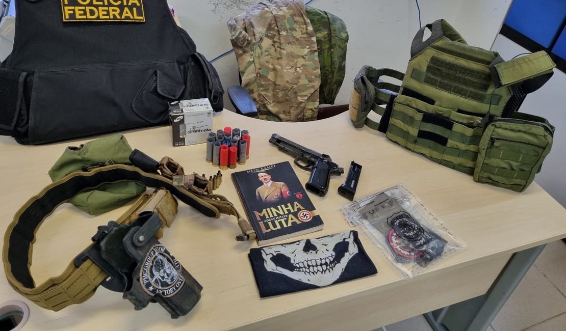 PF deflagra operação “Nuremberg” contra apologia ao nazismo, em Alagoas