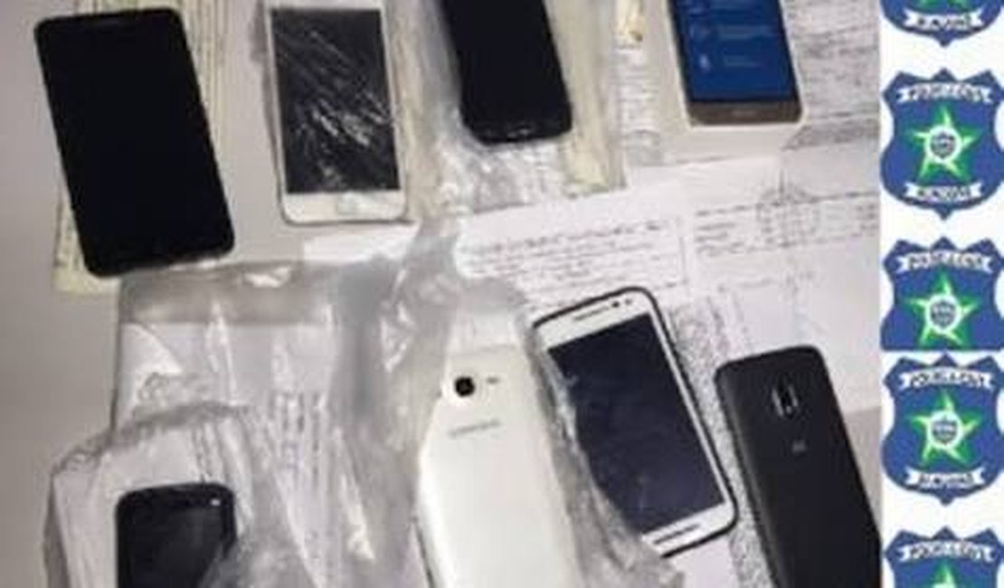 Delegacia recupera mais cinco celulares, em Alagoas