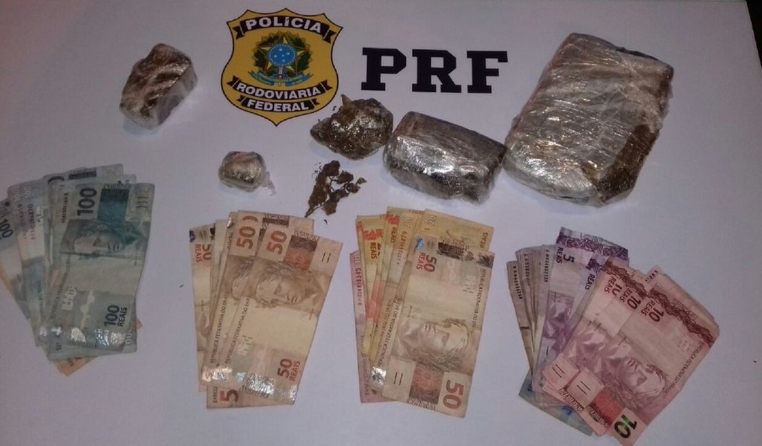 Suspeitos de tráfico de drogas são presos pela PRF em São Miguel dos Campos