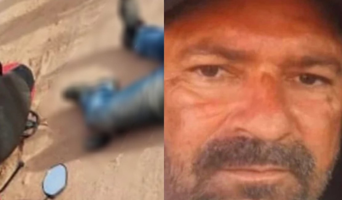 Motociclista é assassinado com vários tiros em estrada vicinal no Sertão de Alagoas
