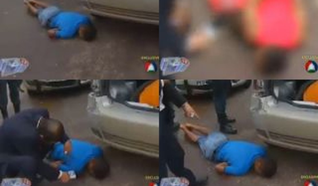 Repórter tenta entrevistar bandido morto com 'exclusividade'