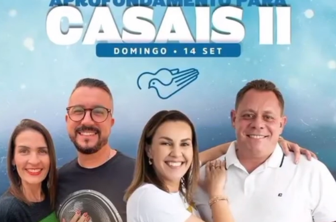 Com palestras de integrantes da Canção Nova, II Aprofundamento para Casais será realizado neste domingo (14), em Arapiraca