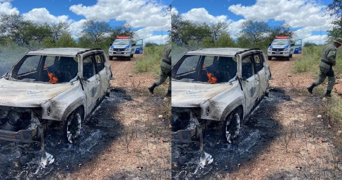 Corpos De Dois Homens S O Encontrados Carbonizados Em Carro Placa