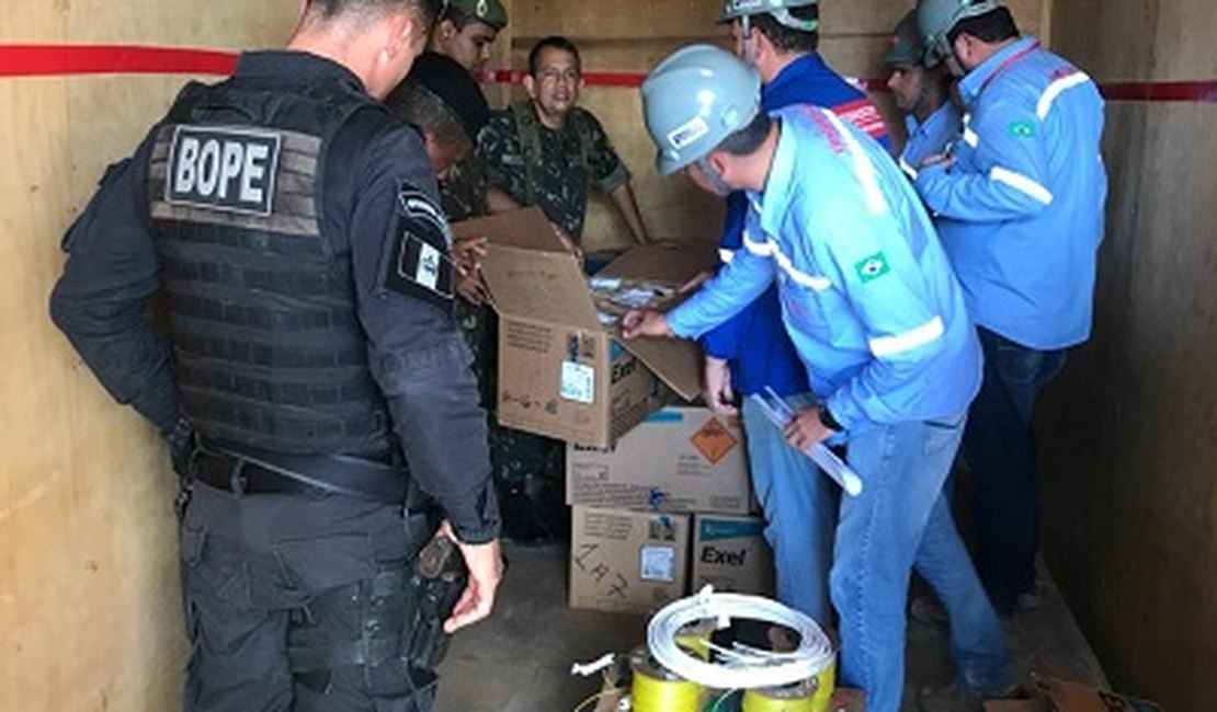 BOPE fiscaliza produtos explosivos e perigosos em estabelecimentos do Estado