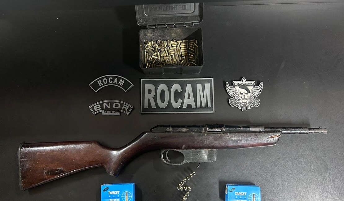 PM apreende 22 armas durante a última semana de novembro