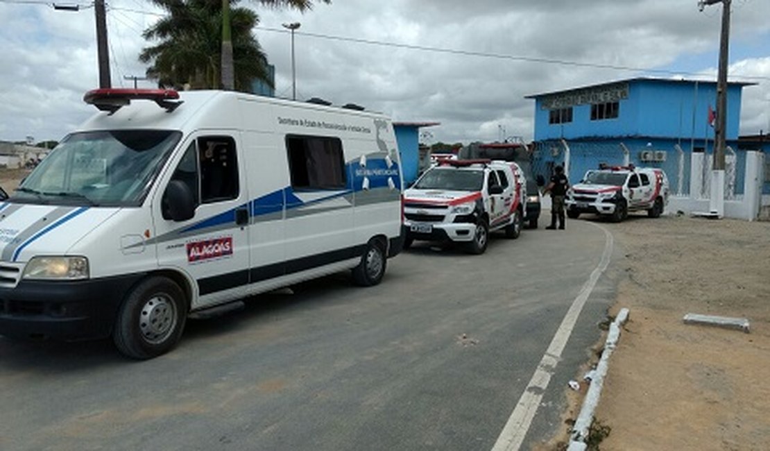 SSP e Seris realizam megaoperação e remanejam 600 detentos do sistema prisional de Alagoas