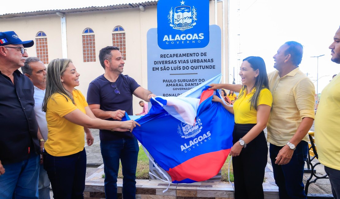 Governador Paulo Dantas inaugura obra do Pró-Estrada em São Luís do Quitunde