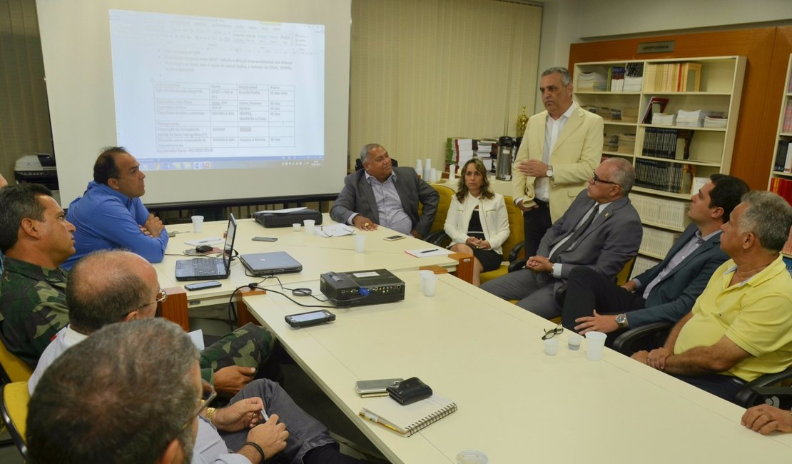MP-AL comanda primeira reunião da força-tarefa da Bacia do Reginaldo