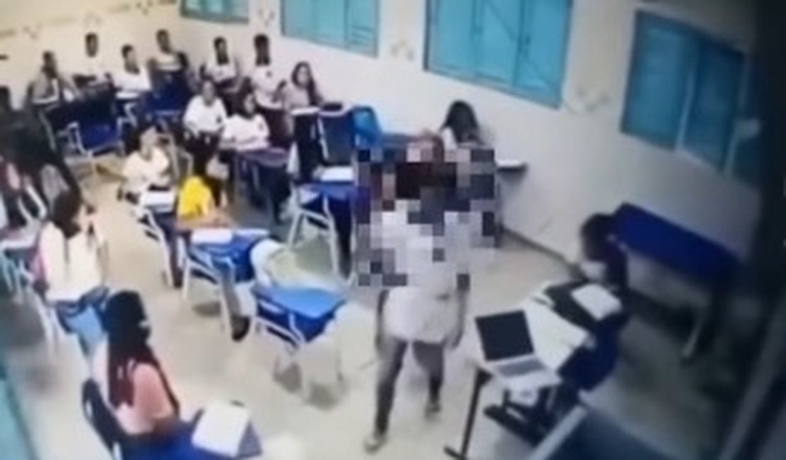 Professora é agredida por aluno dentro de sala de aula em escola estadual de Pão de Açúcar