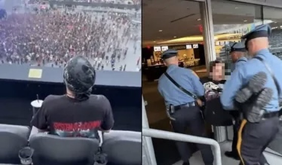 Homem é preso após se masturbar durante show de rock
