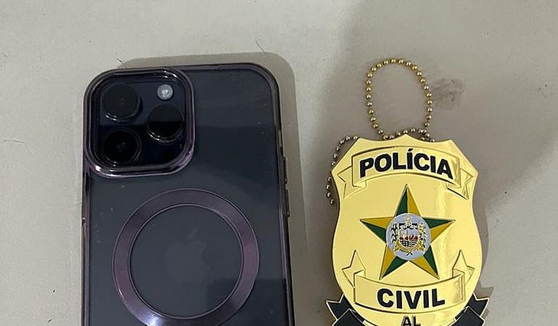 iPhone roubado no Maranhão é recuperado no interior de Alagoas