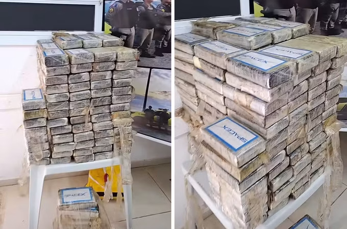 Avião carregado com 180 kg de cocaína cai em canavial de Coruripe e piloto morre na hora