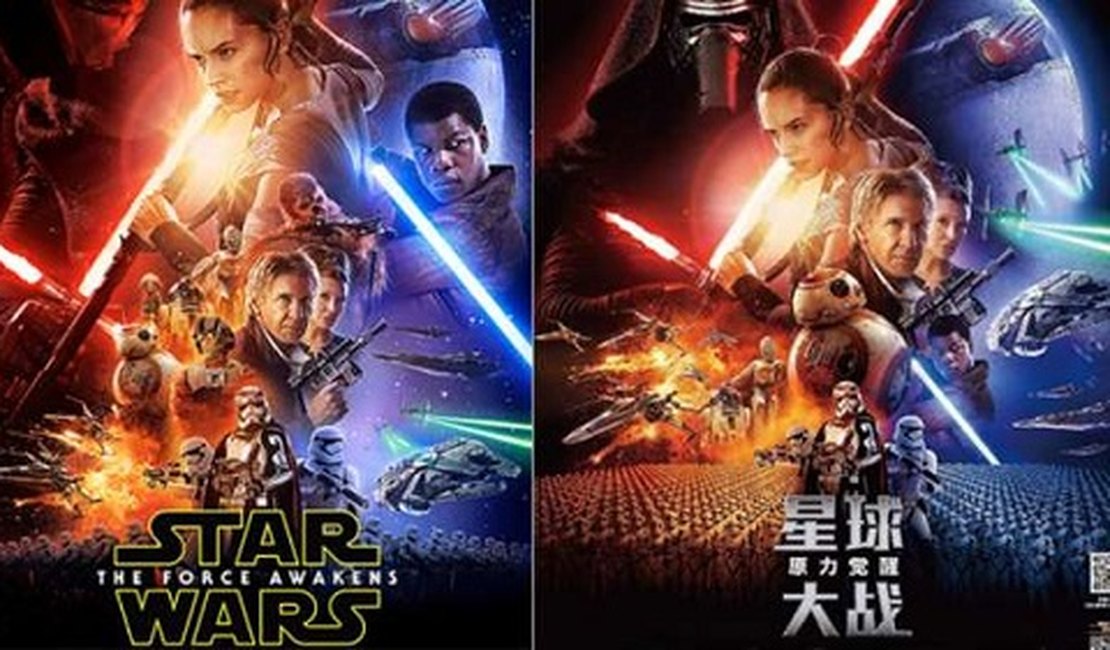 Ator negro é ‘escondido’ em cartaz do novo filme Star Wars