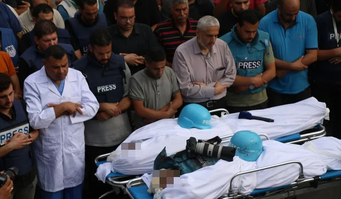 Pelo menos 9 jornalistas foram mortos na Faixa de Gaza