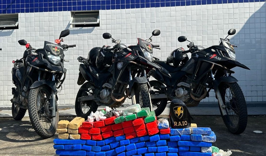 Polícia apreendeu 110 kg de drogas e 17 armas nos últimos cinco dias