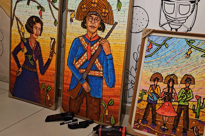Polícia Civil recupera obras de arte roubadas de artista plástica, em Alagoas