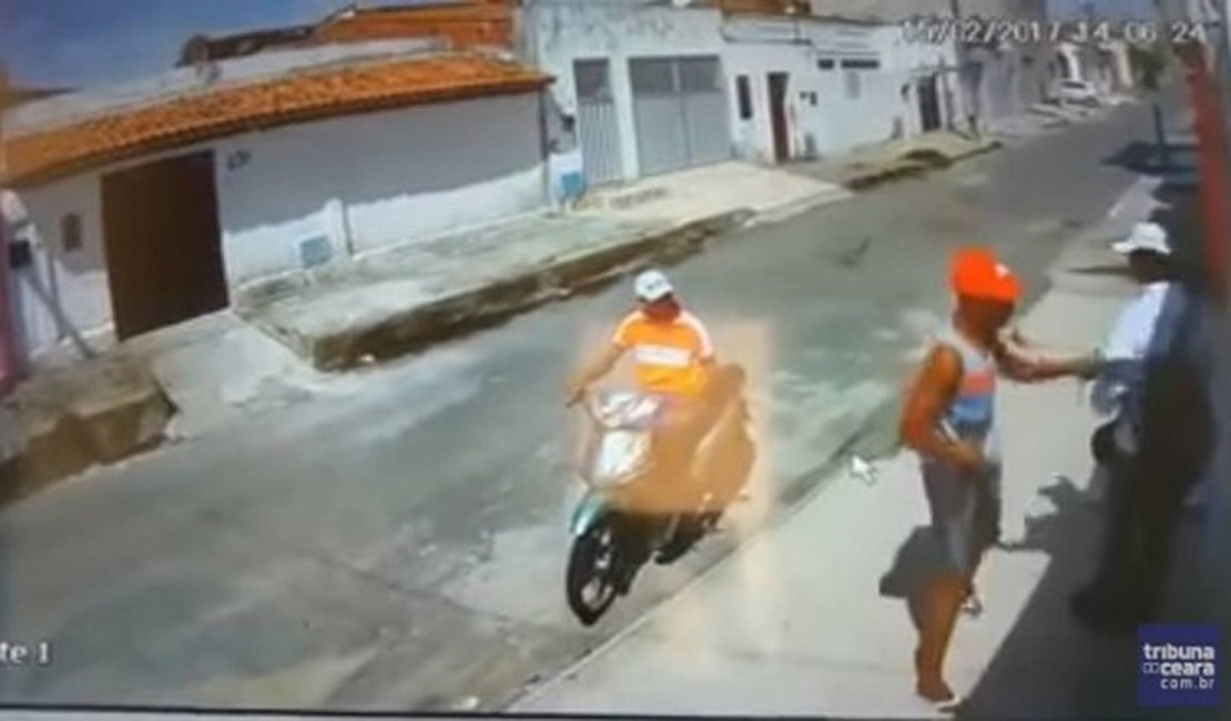 Homem é assaltado por deficiente visual e motoqueiro sem perna no Ceará