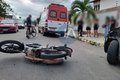 Motociclista avança placa de pare, colide em carro e fica ferido em Arapiraca