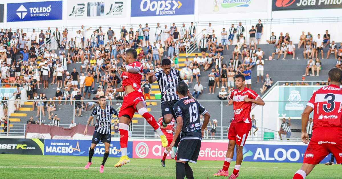 1X1 ASA empata CRB no Estádio Coaracy da Mata Fonseca Já é notícia