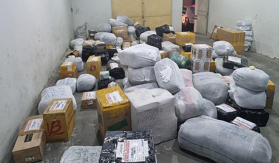 Sefaz, Canil do 3° Batalhão e PRF flagram cerca de R$ 450 mil em mercadorias irregulares no Agreste alagoano