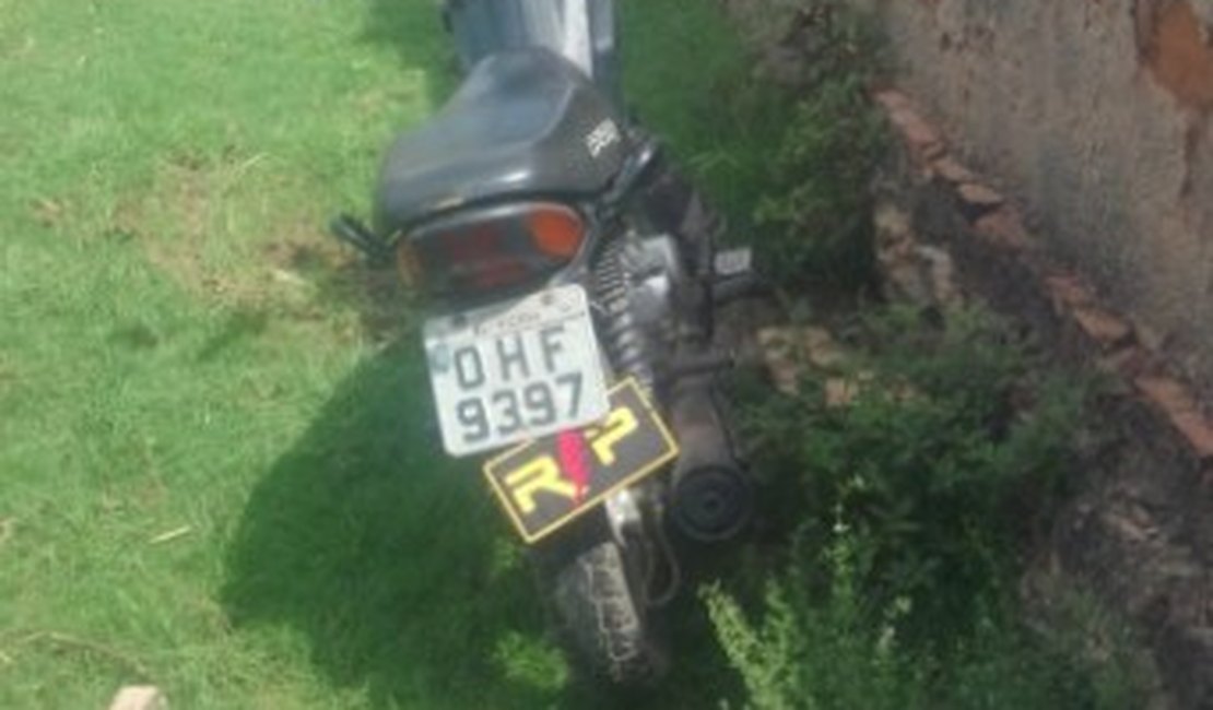 3º BPM apreende moto roubada durante operação integrada na manhã deste sábado