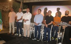 Entrega de pavimentação de ruas no bairro Jardim Tropical
