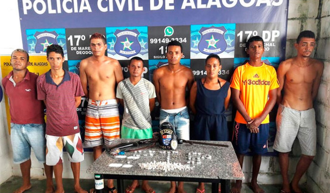 Operação integrada prende oito suspeitos de vários crimes em Alagoas