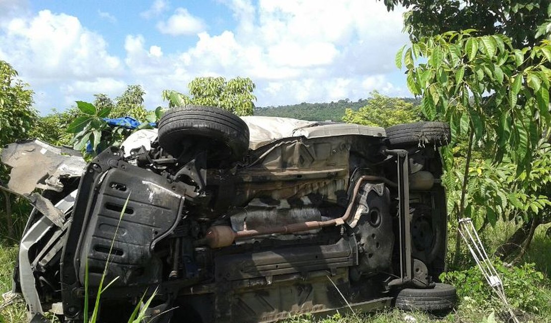 Policial Militar fica gravemente ferido em acidente na BR 101