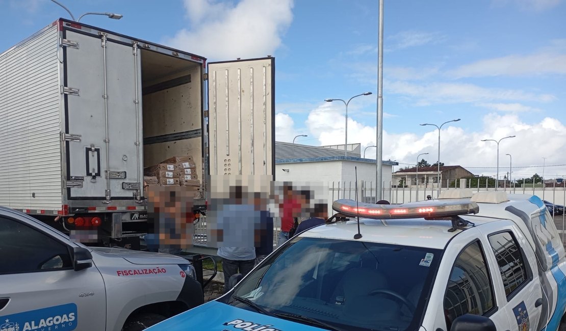 Operação flagra carga irregular de frango e autua comerciante em mais de R$ 100 mil em Maceió