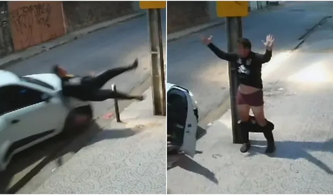 Em 1 hora, homem é assaltado duas vezes, atropelado e deixado só de cueca em Fortaleza