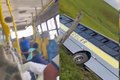 Ônibus escolar da Prefeitura de Atalaia tomba com alunos a bordo