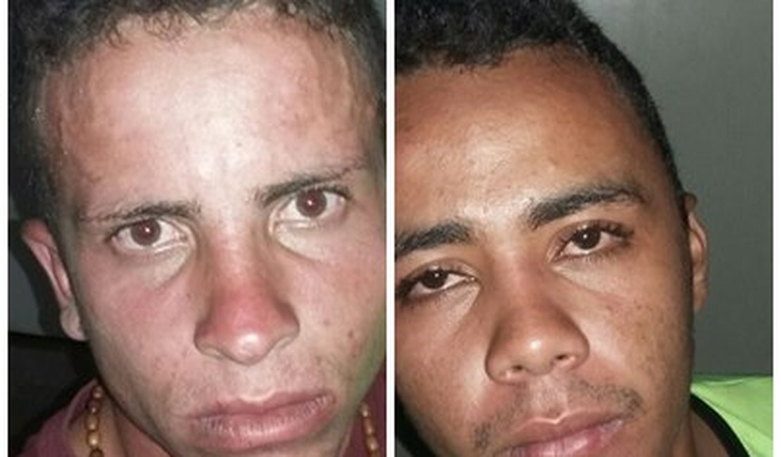 PM prende dois suspeitos de assaltos em Arapiraca