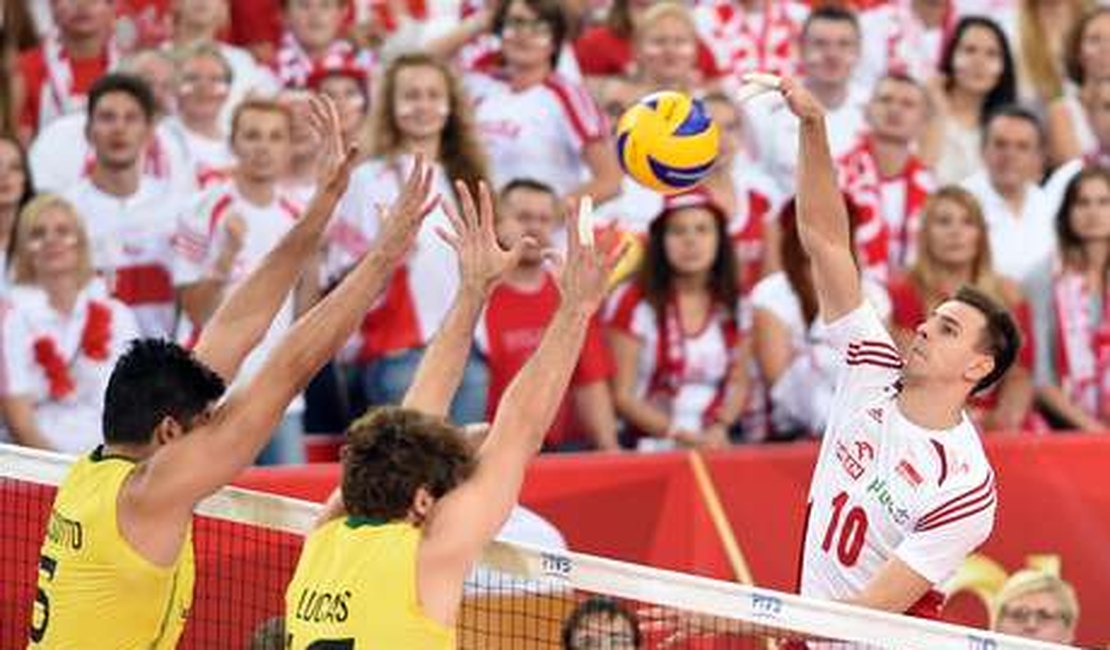 Polônia derrota Brasil e derruba último invicto no Mundial de Vôlei