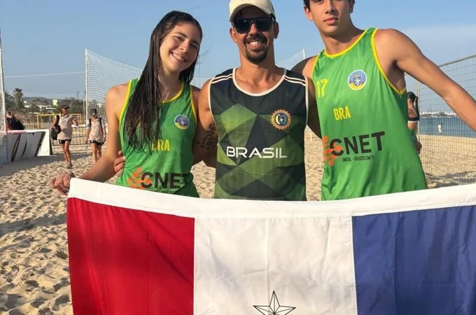 Alagoanos se destacam no Mundial de Handebol de Praia, na Tunísia