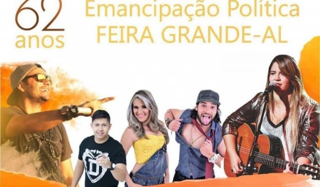 Feira Grande comemora 62 anos de emancipação política nesta segunda (25)