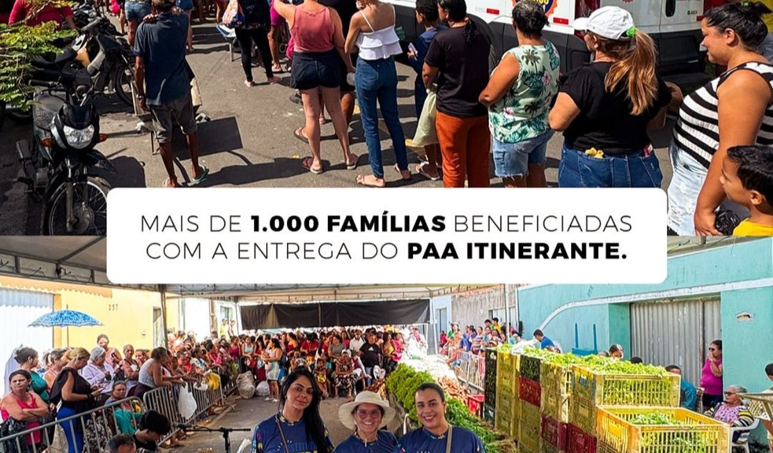 Instituto Pra Vida beneficia mil famílias com doação de alimentos em Arapiraca