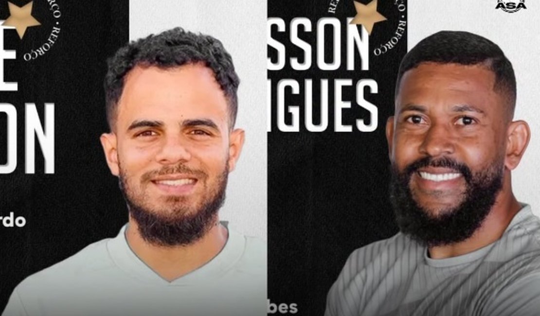 ASA anuncia contratações do goleiro Jerfesson e do lateral Filipe Ramon para reforçar elenco