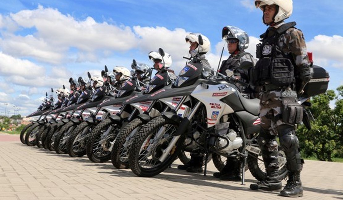 50 motocicletas reforçam segurança pública de Alagoas a partir desta sexta-feira