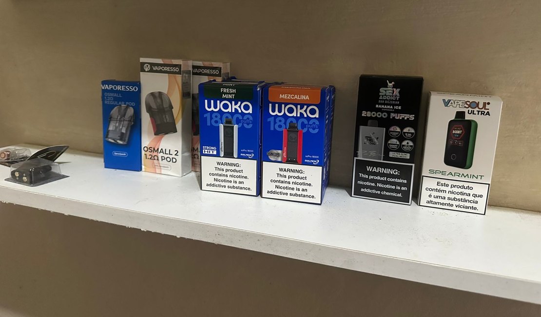 Polícia Federal deflagra Operações contra comércio ilegal de vapes em Maceió