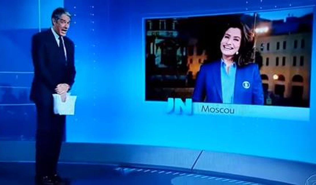 William Bonner imita grito “Taffareeeeeeel” de Galvão e leva internet ao delírio