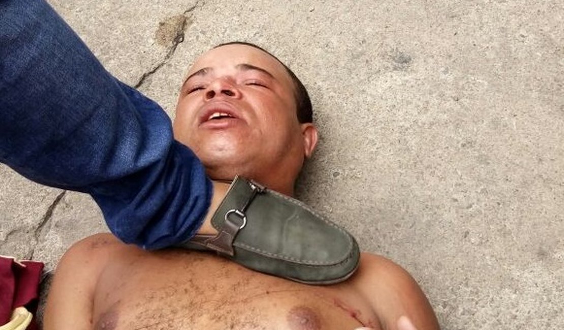 Homem é detido por populares após tentar roubar motocicleta em Arapiraca