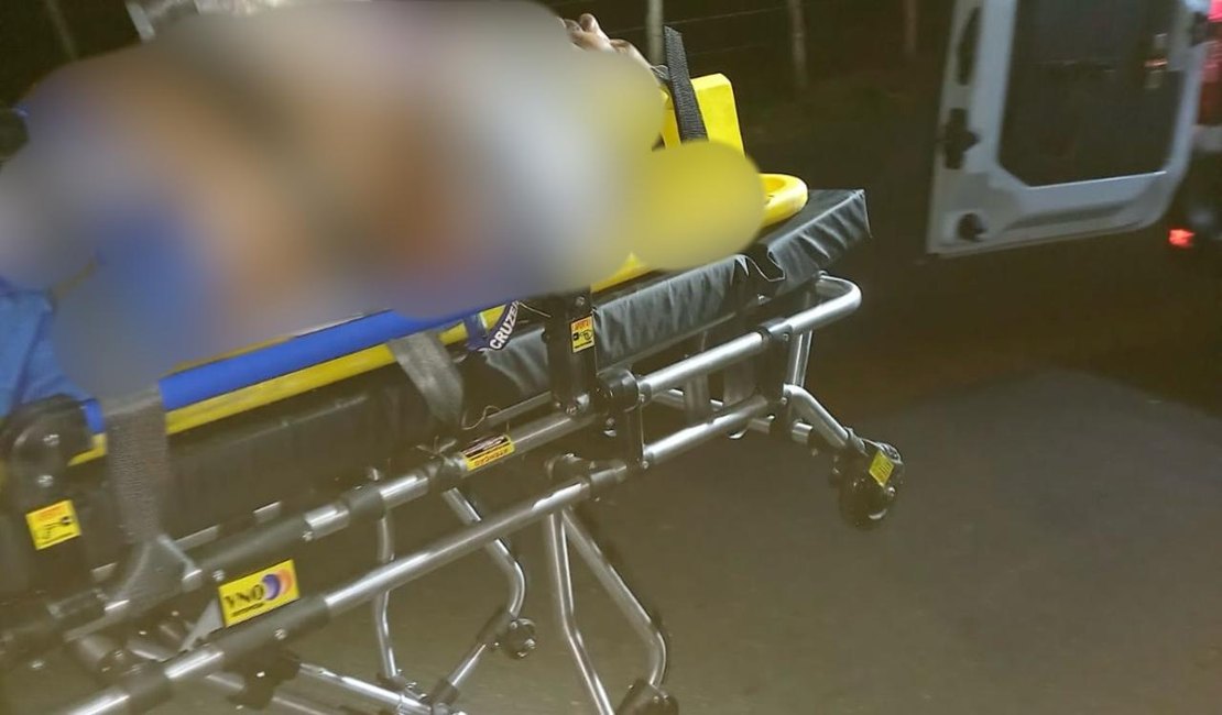Irmãos sofrem grave acidente de moto na AL-487; um morre e outro fica ferido
