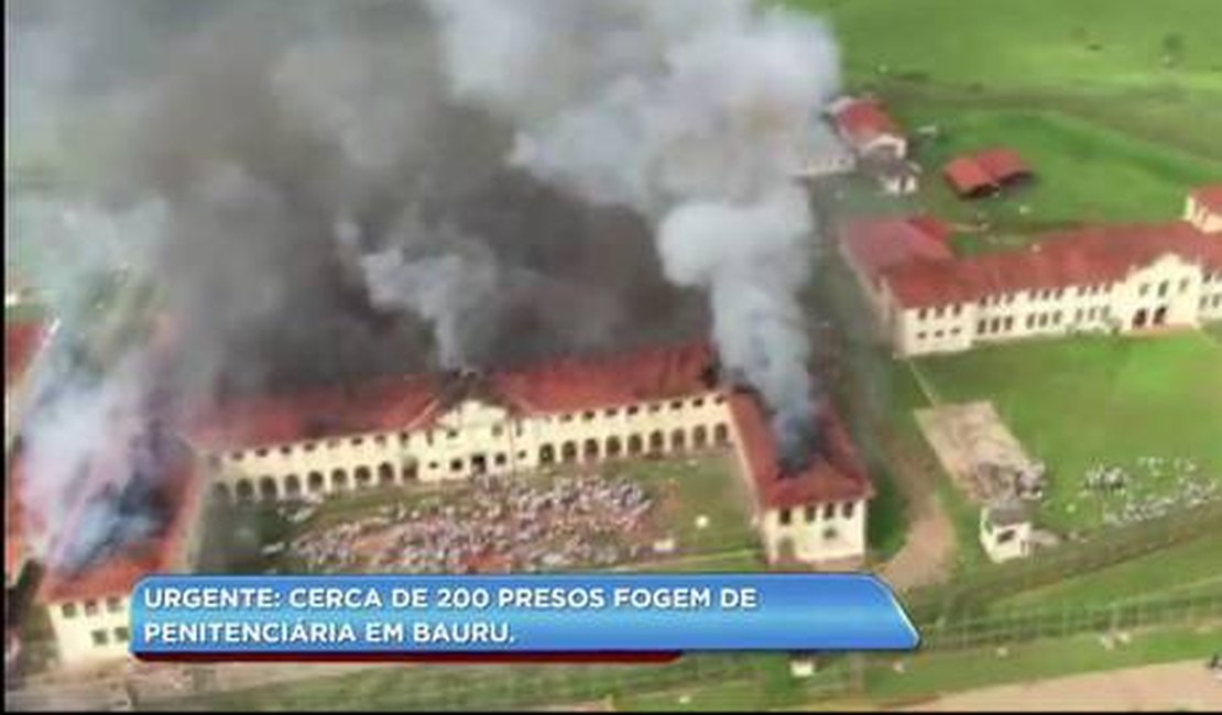 Polícia recaptura 90 presos que haviam fugido de presídio em Bauru