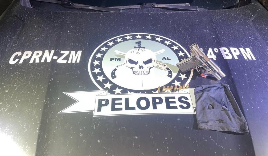 PM-AL flagra porte ilegal de arma em ações no Agreste e Zona da Mata