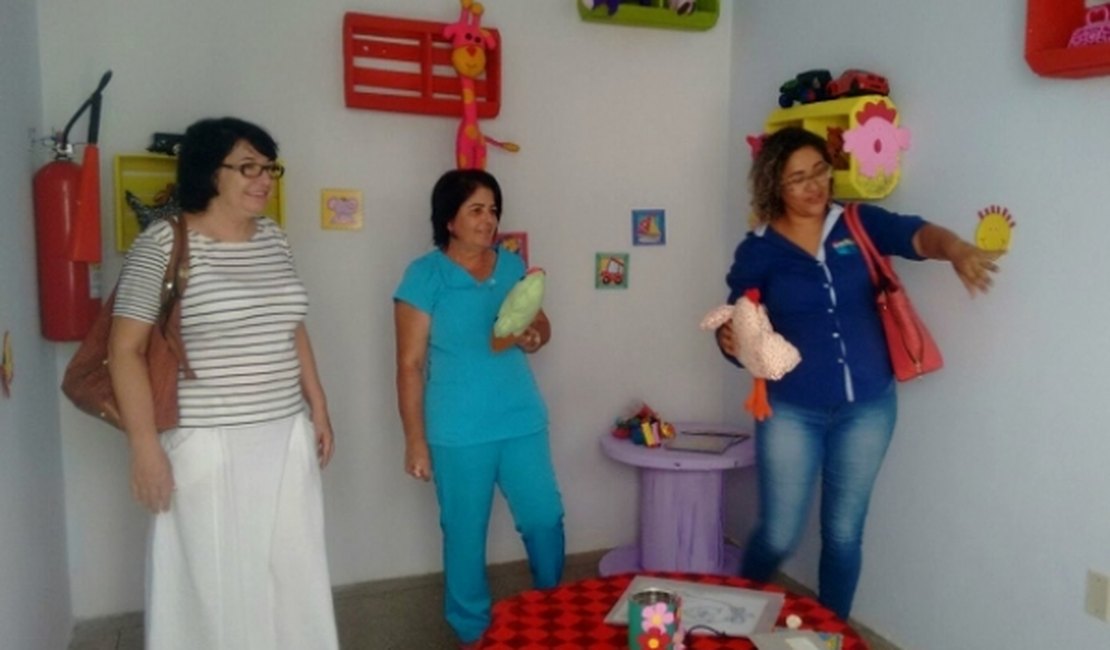 IML de Arapiraca recebe brinquedoteca para acolher crianças e adolescentes