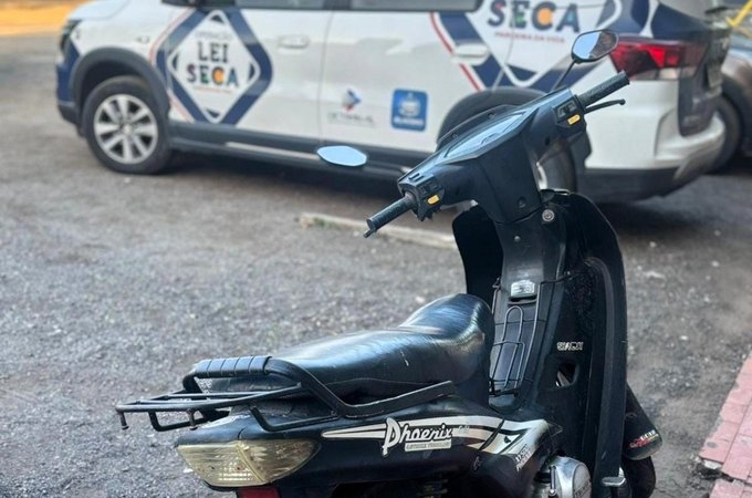 Lei Seca recupera ciclomotor com queixa de roubo/furto em Arapiraca