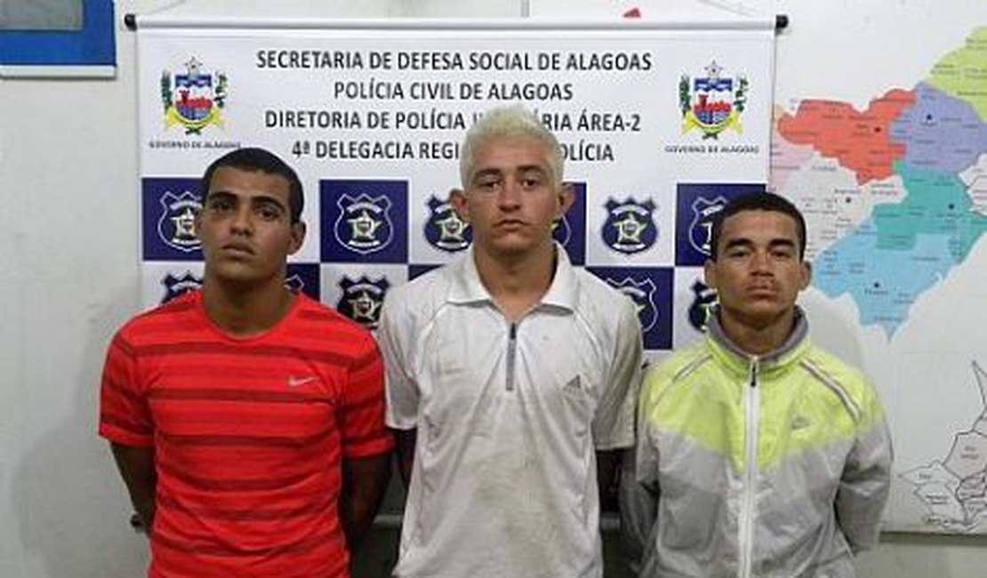 PC prende quadrilha acusada de roubos em Arapiraca e região