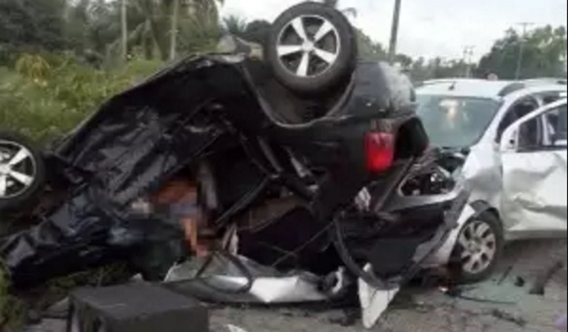 Casal morre em acidente ao tentar desviar de buraco em Maragogi