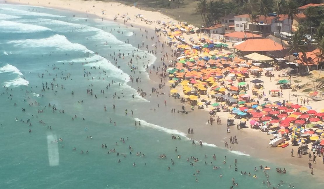 Operação verão: SSP faz vigilância aérea no litoral alagoano
